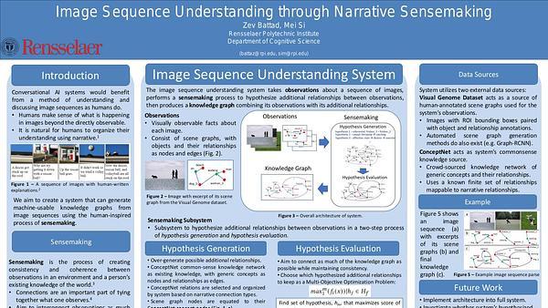 Image Sequence Understanding through Narrative Sensemaking