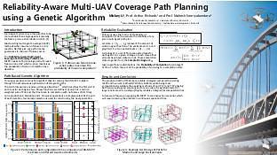 Reliability-Aware Multi-UAV Coverage Path Planning using a Genetic Algorithm