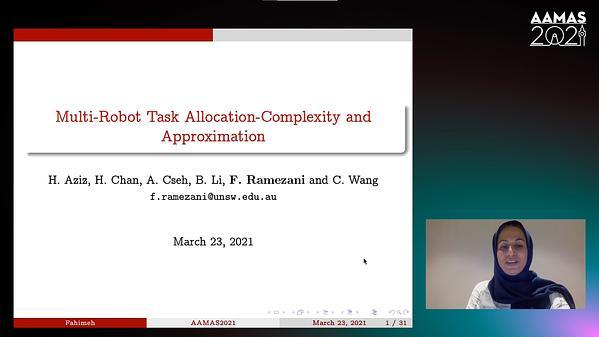 Multi-Robot Task Allocation—Complexity and Approximation