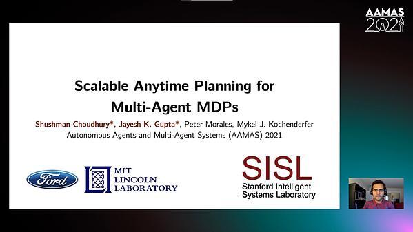 Scalable Anytime Planning for Multi-Agent MDPs