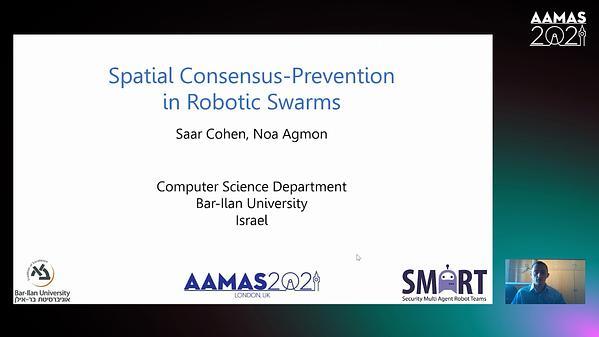 Spatial Consensus-Prevention in Robotic Swarms