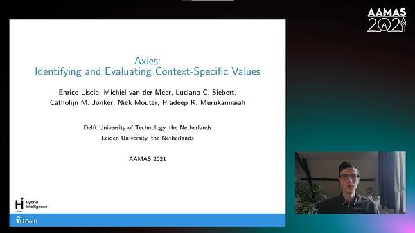 Axies: Identifying and Evaluating Context-Specific Values