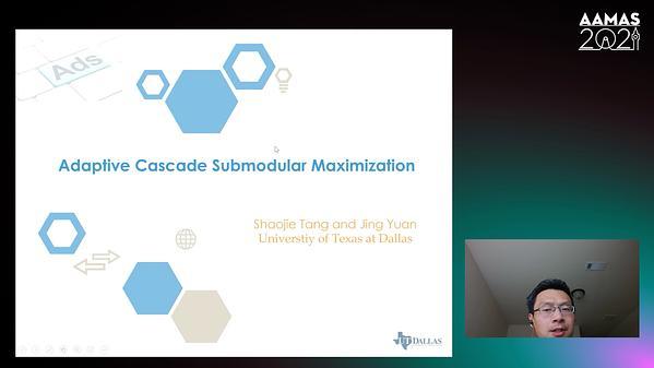 Adaptive Cascade Submodular Maximization