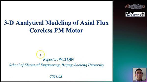  3-D Analytical Modeling and Optimization of Axial Flux Coreless PM Motor