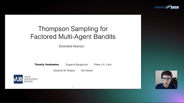 Thompson Sampling for Factored Multi-Agent Bandits
