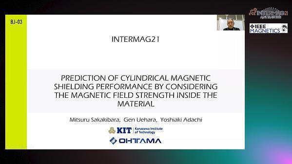  Prediction of cylindrical magnetic shielding performance by considering the magnetic field strength inside the material