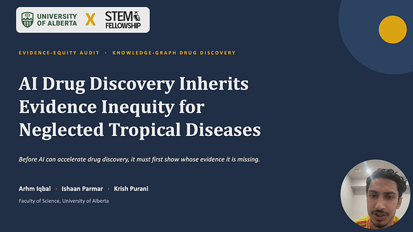 AI Drug Discovery Inherits Evidence Inequity for Neglected Tropical Diseases