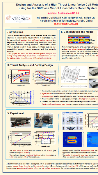  Design and Analysis of a High Thrust Linear Voice Coil Motor using for the Stiffness Test of Linear Motor Servo System