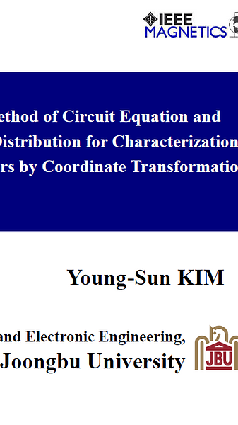  Coupling Method of Circuit Equation and Magnetic Field Distribution for Characterization of Induction Motors by Coordinate Transformation