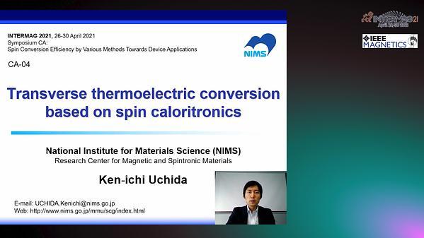  Transverse thermoelectric conversion based on spin caloritronics