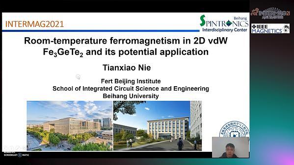  Room-temperature ferromagnetism in 2D vdW Fe3GeTe2 and its potential application