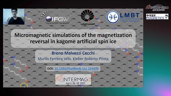  Micromagnetic simulations of magnetization reversal in kagome artificial spin ice