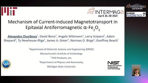  Mechanism of Current-induced Magnetotransport in Epitaxial Antiferromagnetic α-Fe2O3