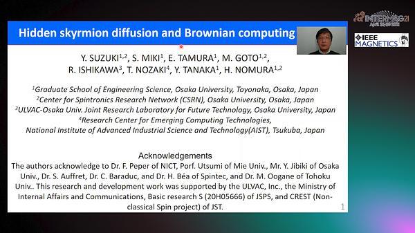  Hidden skyrmion diffusion and Brownian computing