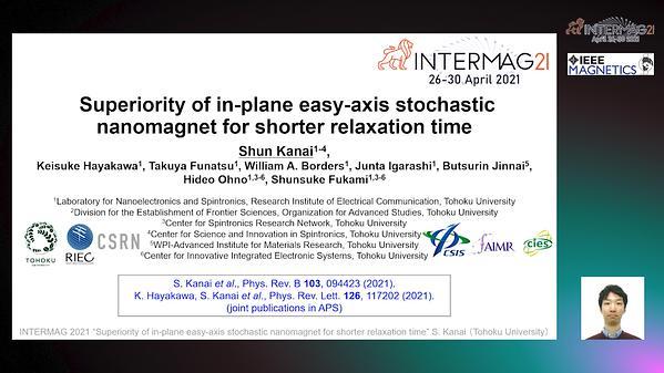  Superiority of In-Plane Easy-Axis Stochastic Nanomagnet for Shorter Relaxation Time