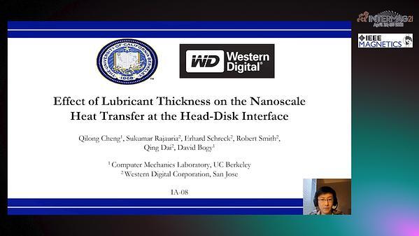  Effect of Lubricant Thickness on the Nanoscale Heat Transfer at the Head-Disk Interface