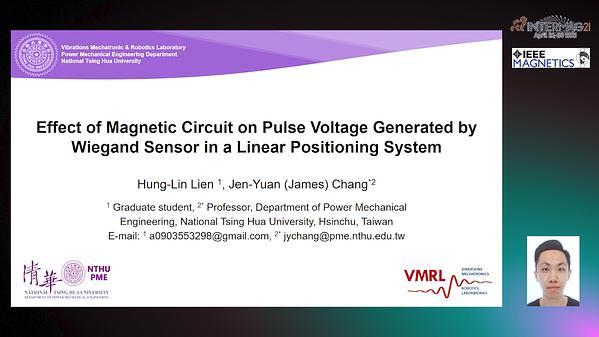  Effect of Magnetic Circuit on Pulse Voltage Generated by Wiegand Sensor in a Linear Positioning System