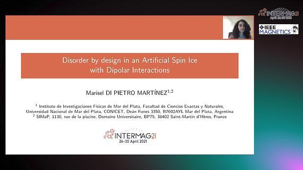  Disorder by Design in an Artificial Spin Ice with Dipolar Interactions: An Energetic Analysis