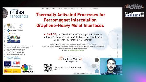  Thermally Activated Processes for Ferromagnet Intercalation in Graphene-Heavy Metal Interfaces