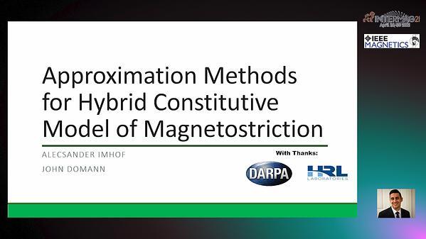  Approximation Methods for Hybrid Constitutive Model of Magnetostriction