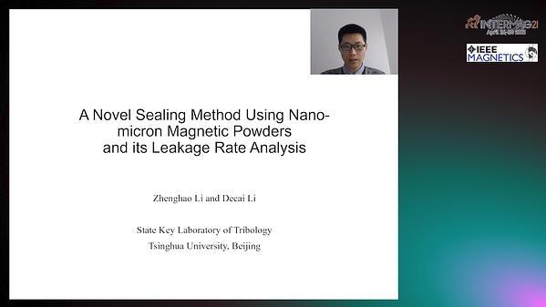  A Novel Sealing Method Using Nano-micron Magnetic Powders and its Leakage Rate Analysis