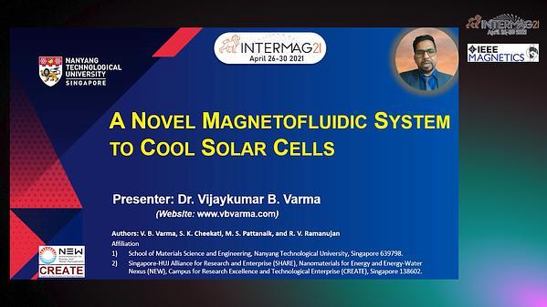  A Novel Magnetofluidic System to Cool Solar Cells