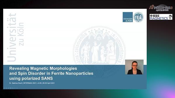  Revealing Magnetic Morphologies and Spin Disorder in Ferrite Nanoparticles using polarized SANS