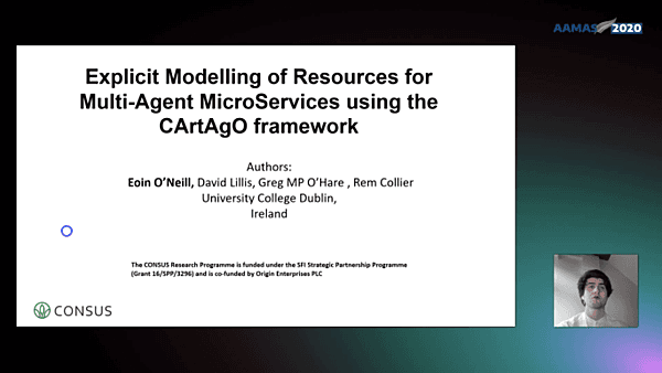 Explicit Modelling of Resources for Multi-Agent Microservices using the CArtAgo framework