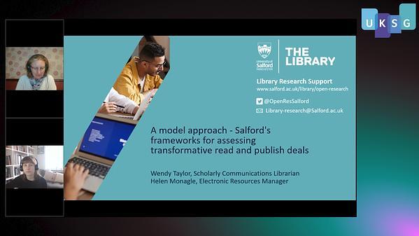 A model approach Salford's frameworks for assessing transformative read and publish deals