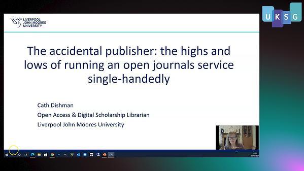The accidental publisher: the highs and lows of running an open journals service single-handedly