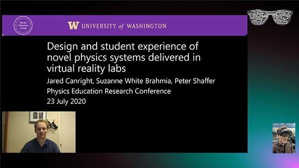 Design and student experience of novel physics systems delivered in virtual reality labs