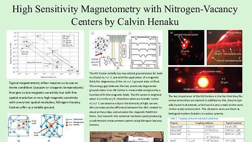 High Sensitivity Magnetometry with Nitrogen Vacany Centers