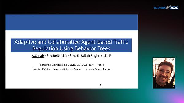 Adaptive and Collaborative Agent-based Traffic Regulation Using Behavior Trees