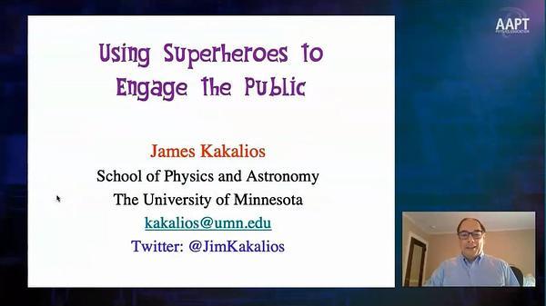 Using superheros to engage the public