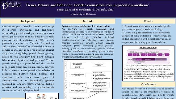Genes, Brains, and Behavior: Genetic counselors’ role in precision medicine