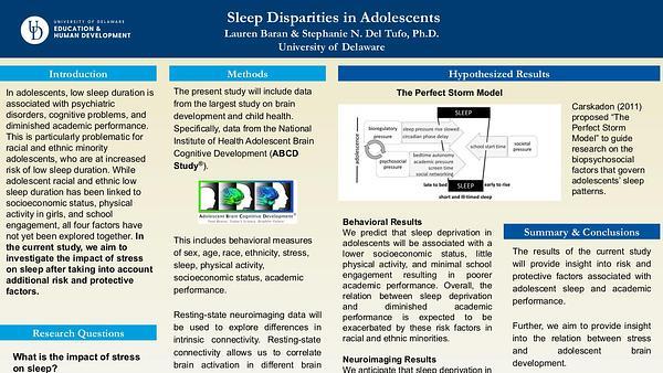 Sleep Disparities in Adolescents