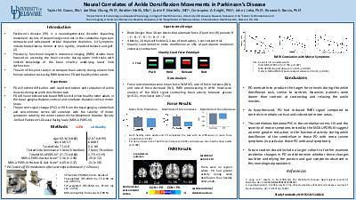 Neural Correlates of Ankle Dorsiflexion Movements in Parkinson's Disease