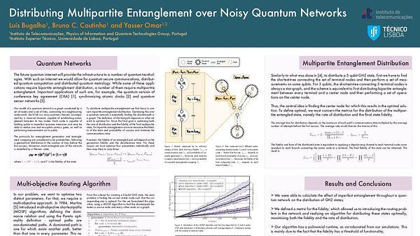 Distributing Multipartite Entanglement over Noisy Quantum Networks