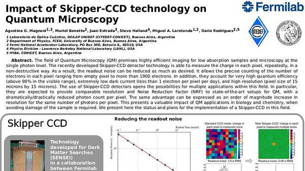 Impact of Skipper-CCD technology on Quantum Microscopy