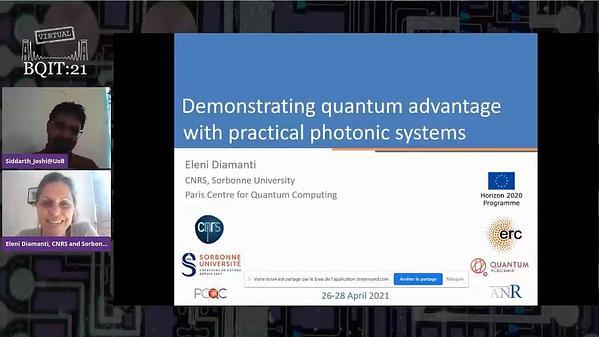Demonstrating quantum advantage with practical photonic systems
