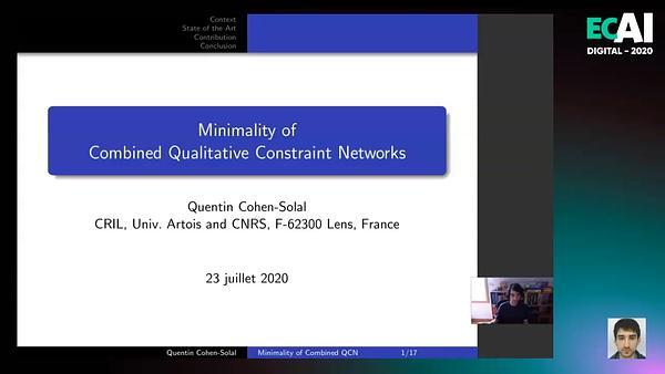 Minimality of Combined Qualitative Constraint Networks