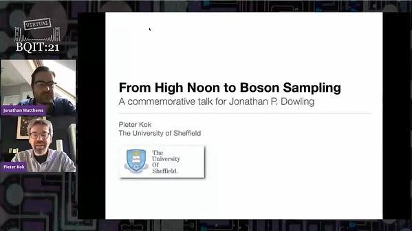 From High Noon to Boson Sampling — Commemorative Talk for Jon Dowling