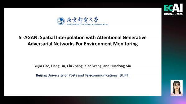 SI-AGAN: Spatial Interpolation with Attentional Generative Adversarial Networks for Environment Monitoring