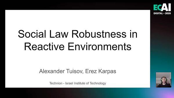 Automated Verification of Social Law Robustness for Reactive Agents