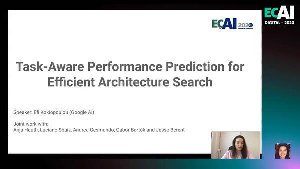 Task-Aware Performance Prediction for Efficient Architecture Search
