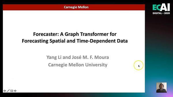 Forecaster: A Graph Transformer for Forecasting Spatial and Time-Dependent Data