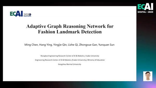 Conference Presentation Recording for ECAI2020 paper 'Adaptive Graph Reasoning Network for Fashion Landmark Detection'