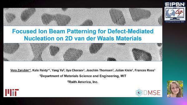 Focused Ion Beam Patterning for Defect-Mediated Nucleation on 2D van der Waals Materials