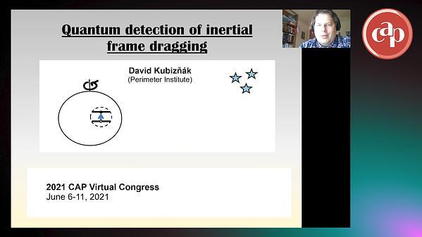 Quantum Detection of Inertial Frame Dragging