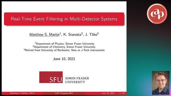 Real-Time Event Filtering in Complex Multi-Detector Systems